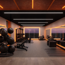 Gym & Fitness Center Interior Design